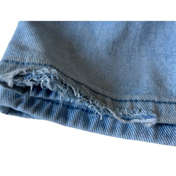 Pacsun 90s Baggy Cargo Jeans Y2K Mid Rise Light Wash 090223 Size 28 x 30 READ - Picture 9 of 9